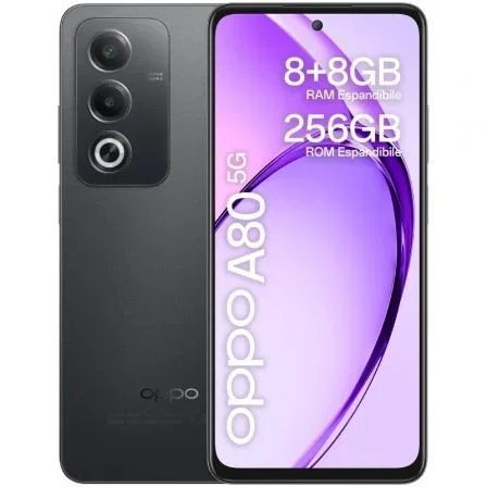 Smartphone Oppo A80 6,67" 8 GB RAM 256 GB Negro Smartphone Oppo A80 6,67" 8 GB RAM 256 GB Negro