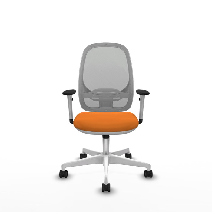 PIQUERAS Y CRESPO Silla de oficina Cilanco Naranja y Gris PIQUERAS Y CRESPO Silla de oficina Cilanco Naranja y Gris