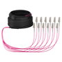 EFB Elektronik Cable de fibra óptica OM4 12G (1x12) LC-LC 10m