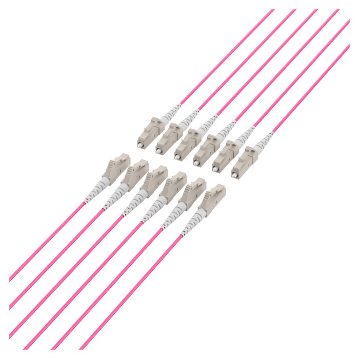 EFB Elektronik Cable de fibra óptica OM4 12G (1x12) LC-LC 10m