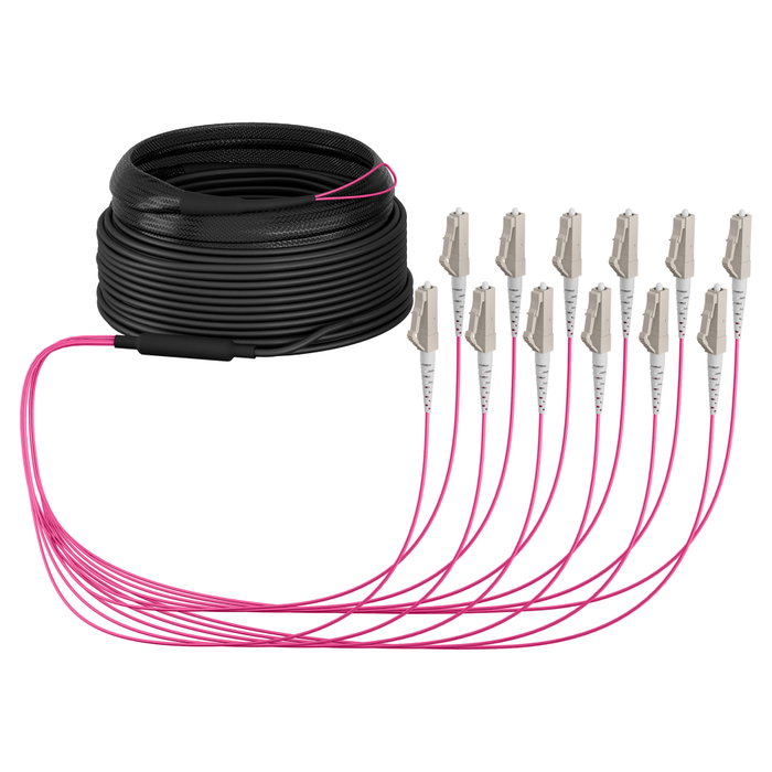 EFB Elektronik Cable de fibra óptica OM4 12x LC-LC 10m U-DQ(ZN) BH EFB Elektronik Cable de fibra óptica OM4 12x LC-LC 10m U-DQ(ZN) BH
