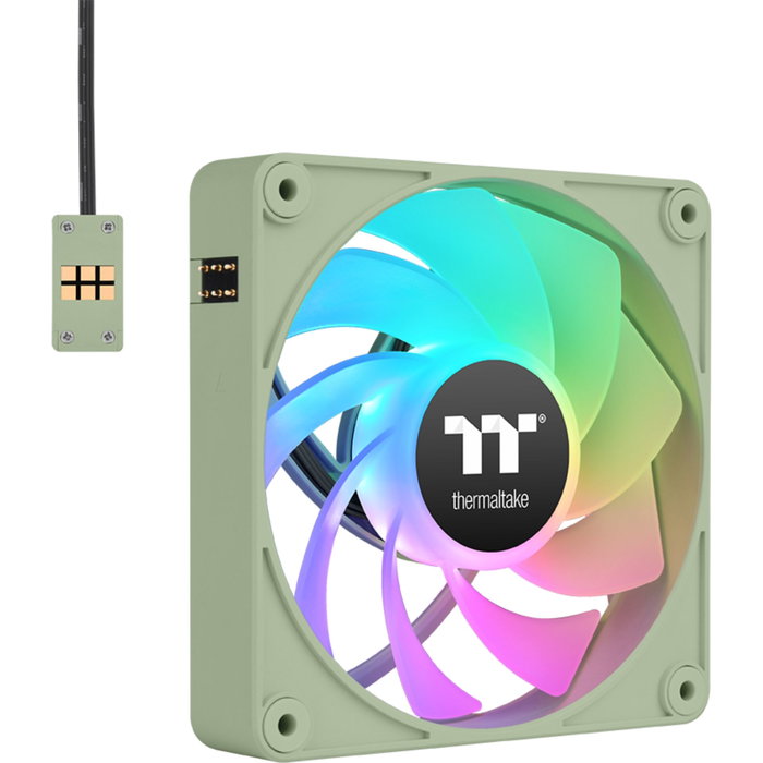 Thermaltake CT120 EX Reverse ARGB Sync Verde Matcha (Pack de 3) 120mm