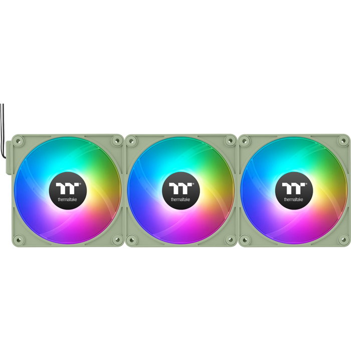 Thermaltake CT120 EX Reverse ARGB Sync Verde Matcha (Pack de 3) 120mm
