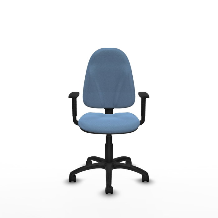 PIQUERAS Y CRESPO Silla de oficina Algarra Azul cielo con brazos 1D PIQUERAS Y CRESPO Silla de oficina Algarra Azul cielo con brazos 1D