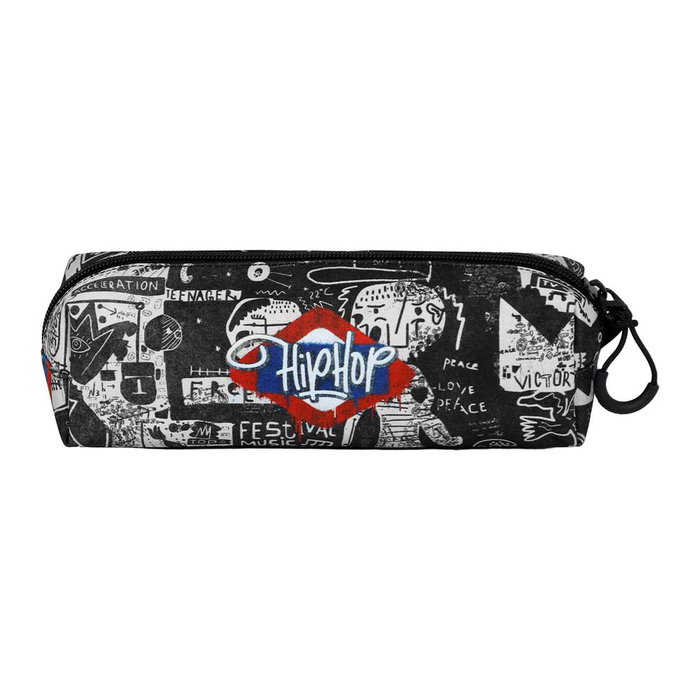 Pro-Dg Estuche Portatodo Cuadrado FAN 2.0 Under Hip Hop Negro Poliéster 0,90 L