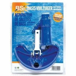 Bsi Aspiradora de fondo manual con compartimento para residuos de piscina - 30 cm