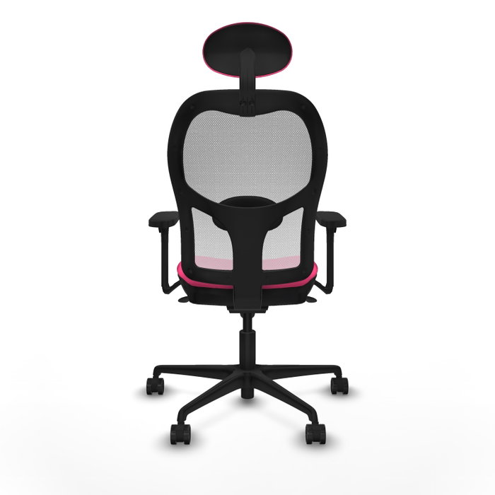PIQUERAS Y CRESPO Silla de oficina Jorquera con mecanismo Sincro, Rosa y Blanco PIQUERAS Y CRESPO Silla de oficina Jorquera con mecanismo Sincro, Rosa y Blanco