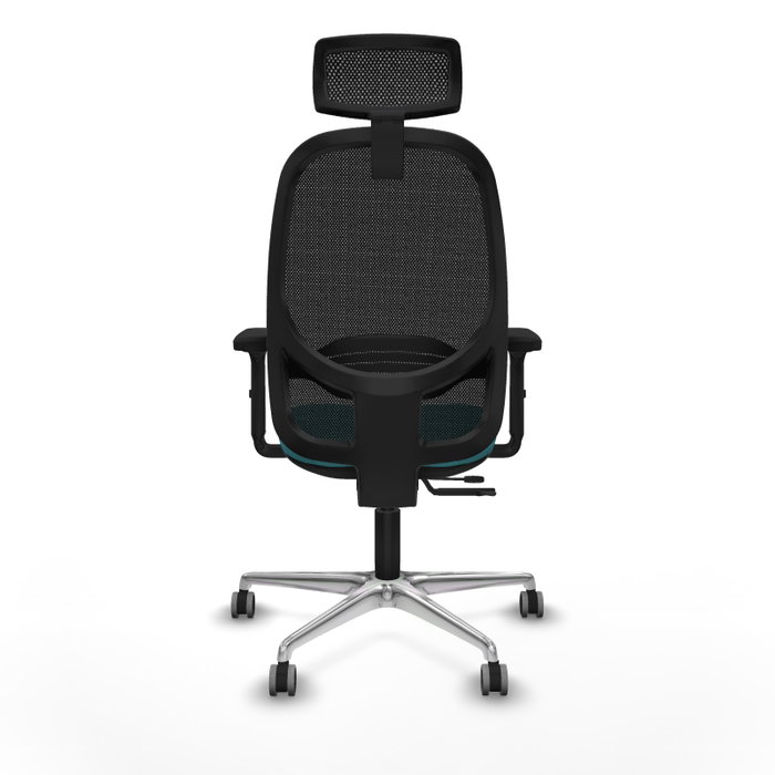 PIQUERAS Y CRESPO Silla de oficina Cilanco con mecanismo Sincro/Traslack en Turquesa y Negro PIQUERAS Y CRESPO Silla de oficina Cilanco con mecanismo Sincro/Traslack en Turquesa y Negro