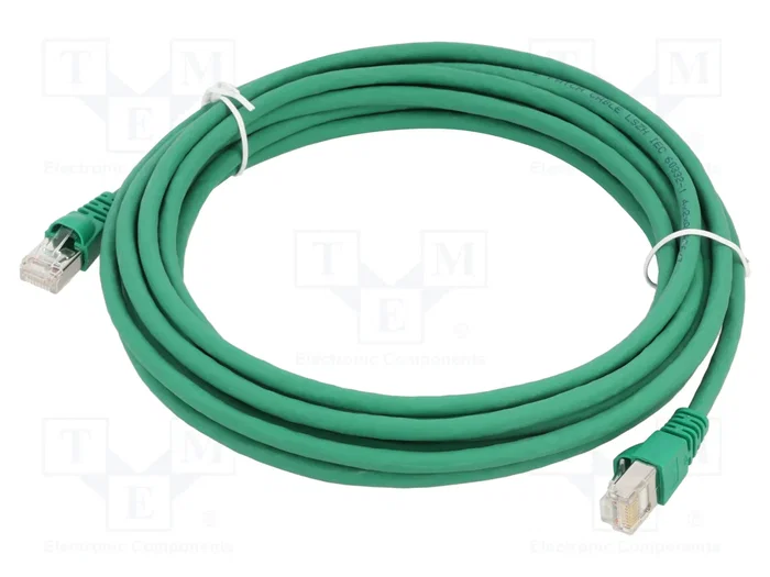 TELEGÄRTNER Patch Cord Cat 5 F/UTP 5m Verde TELEGÄRTNER Patch Cord Cat 5 F/UTP 5m Verde