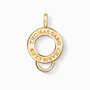 Thomas Sabo Charm de Plata de Ley y Dorado