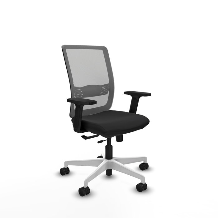 PIQUERAS Y CRESPO Silla de oficina Haches con mecanismo Sincro/Traslack Negra y Gris PIQUERAS Y CRESPO Silla de oficina Haches con mecanismo Sincro/Traslack Negra y Gris