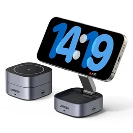 UGREEN Cargador Inalámbrico Magnético 2 en 1 W526, 35278, para iPhone y AirPods