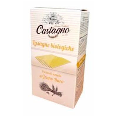 CASTAGNO Lasaña de Trigo Duro Ecológica 500gr