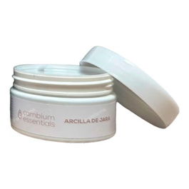 CAMBIUM ESSENTIALS Arcilla de Jara Limpiador Facial 100 Ml Tarro para Piel Luminosa y Regeneración Celular Bio Vegano