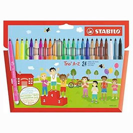 Stabilo Rotuladores Trio Az C-Surtidos Estuche 24 Ud