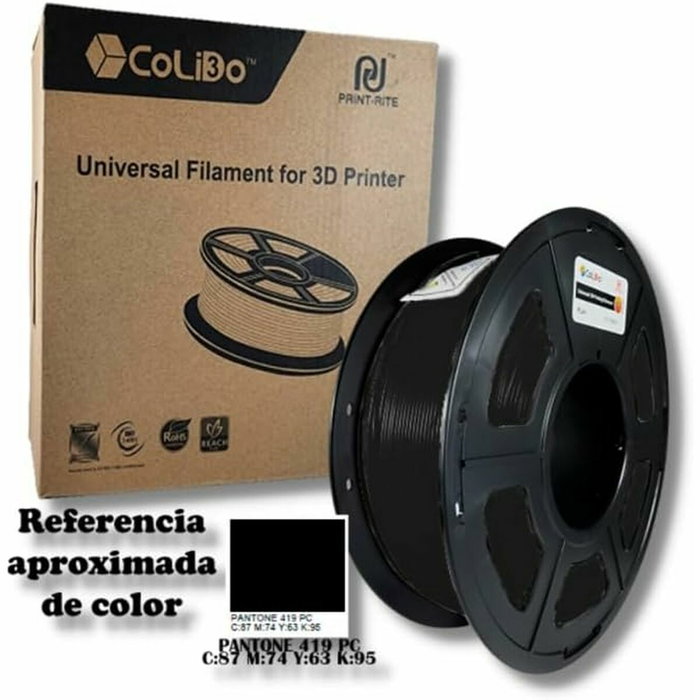 Colido Filamento PLA Colido Gold 1.75mm 2000.0 g Negro