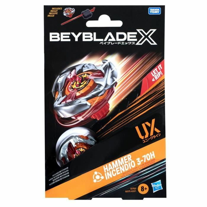 Hasbro Kit inicial Beyblade X Hammer Incendio 3-70H UX