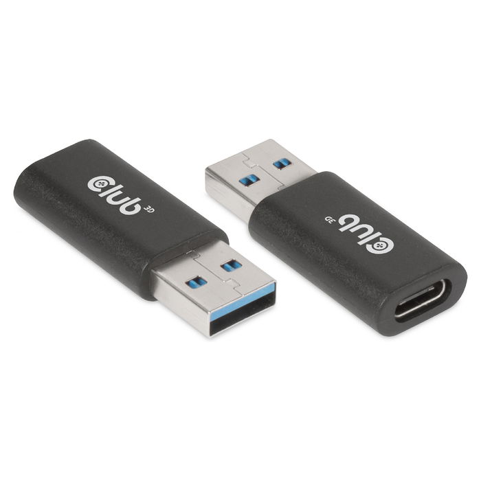 Club 3D CAC-1525 Adaptador USB 3.2 Gen 1 (3.1 Gen 1) Tipo A Macho a Tipo C Hembra Negro Club 3D CAC-1525 Adaptador USB 3.2 Gen 1 (3.1 Gen 1) Tipo A Macho a Tipo C Hembra Negro