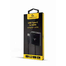 Gembird Adaptador USB tipo C a HDMI 4K@60Hz Negro A-CM-HDMIF-04