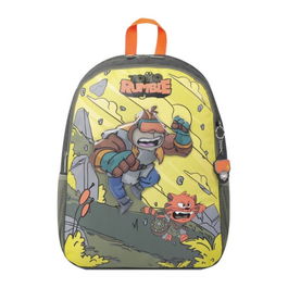 Totto Mochila Escolar Grande de Cartoons Verde MJ04BWM003-2310-4DJL