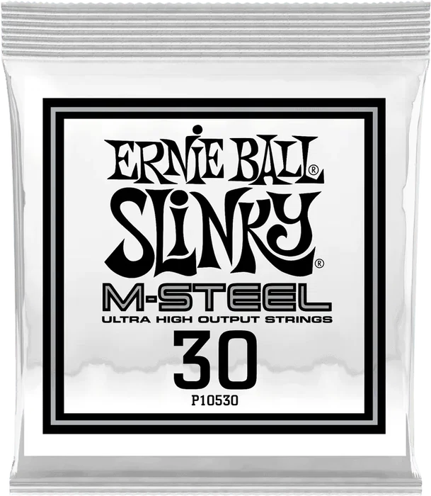 Ernie Ball Cuerda Eléctrica Slinky M-Steel .030 (Set de 6) (Set de 6)