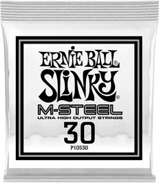 Ernie Ball Cuerda Eléctrica Slinky M-Steel .030 (Set de 6) (Set de 6)