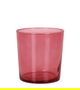 LAV Set de 4 Vasos Pinta, 340 ml, Color Rojo, 8.5 cm de Diámetro x 9 cm de Altura, Vidrio (6 Cajas)