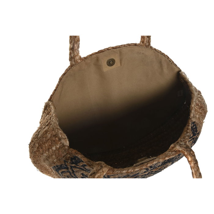 DKD Home Decor Surtido de 2 Bolsos de Yute 36x12x36 cm