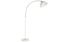 DKD Home Decor Lámpara de pie de metal Beige y Dorado