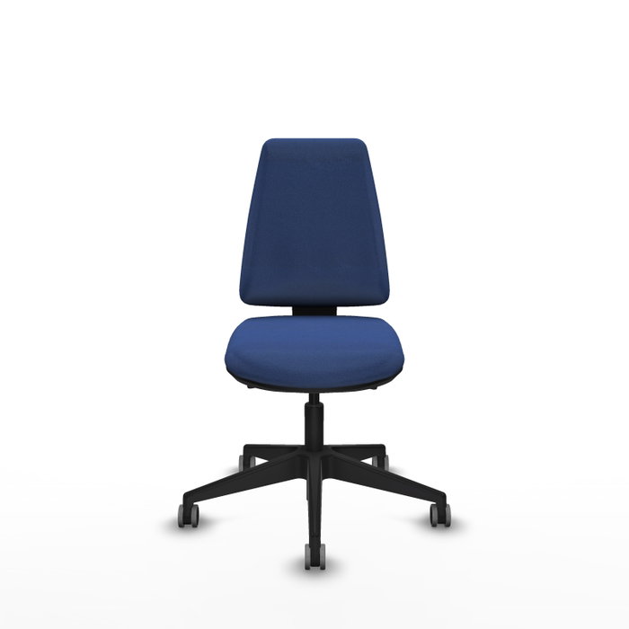 PIQUERAS Y CRESPO Silla de oficina Elche con mecanismo Asincro en azul marino PIQUERAS Y CRESPO Silla de oficina Elche con mecanismo Asincro en azul marino