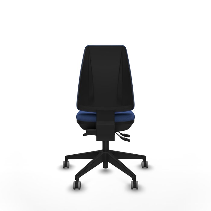 PIQUERAS Y CRESPO Silla de oficina Elche con mecanismo Asincro en azul marino PIQUERAS Y CRESPO Silla de oficina Elche con mecanismo Asincro en azul marino