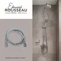 Edouard Rousseau ROU3047404226312 Manguera de Ducha Conector Universal Tuercas Metálicas Acero Inoxidable Cromado 1,50 m