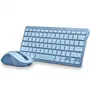 NGS FANTASYKITBLUE Teclado y Ratón Inalámbricos Kit Blue Recargable Multimodo Silencioso Compatible Universal