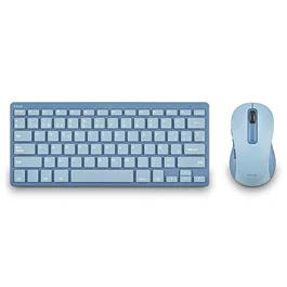 NGS Fantasy Kit Blue Teclado y Ratón Inalámbricos Azul QWERTY Español