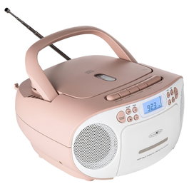 REFLEXION RCR2260 Radio Portátil Rosa y Blanco