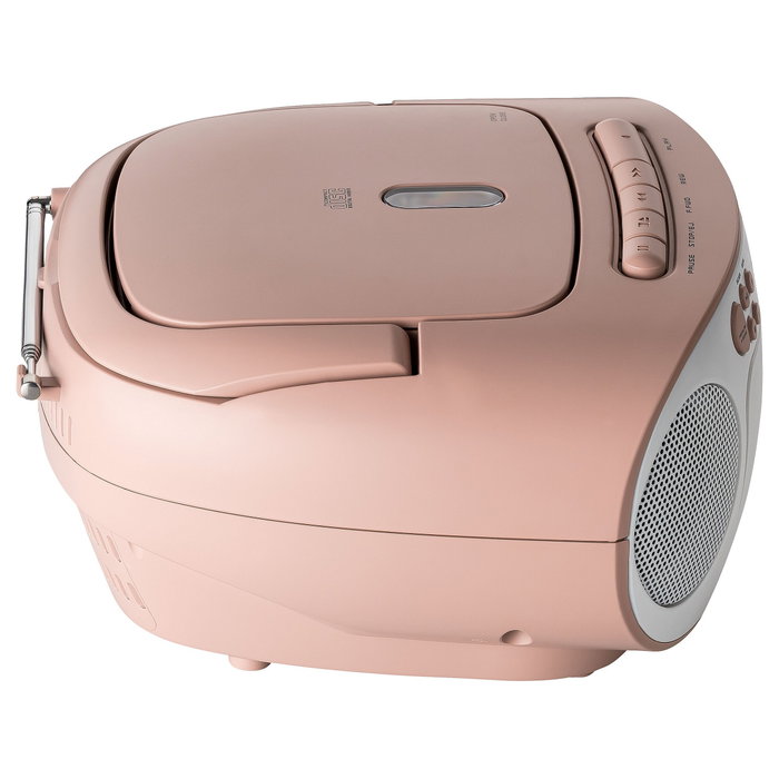 Reflexion RCR2260 Radio Portátil FM PLL 20 W LCD Azul Rosa y Blanco