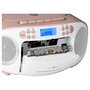 Reflexion RCR2260 Radio Portátil FM PLL 20 W LCD Azul Rosa y Blanco