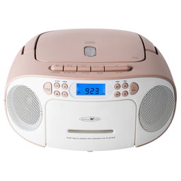 Reflexion RCR2260 Radio Portátil FM PLL 20 W LCD Azul Rosa y Blanco