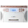 Reflexion RCR2260 Radio Portátil FM PLL 20 W LCD Azul Rosa y Blanco