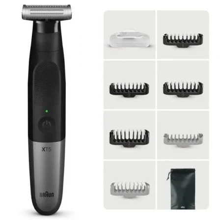 Braun Series X XT5200/ Afeitadora Eléctrica Wet and Dry para Hombres, Recortadora de Barba y Cuerpo, Batería Recargable, 45 Min, 6 Accesorios y Funda de Viaje Braun Series X XT5200/ Afeitadora Eléctrica Wet and Dry para Hombres, Recortadora de Barba y Cuerpo, Batería Recargable, 45 Min, 6 Accesorios y Funda de Viaje
