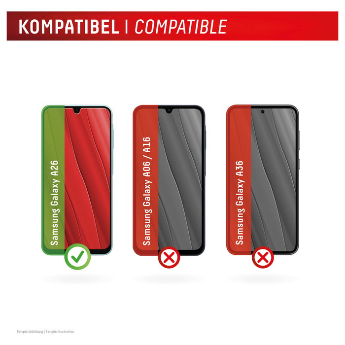 Displex Protector de pantalla Real Glass para Samsung Galaxy A26 Displex Protector de pantalla Real Glass para Samsung Galaxy A26