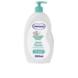 Nenuco Jabón Líquido Original Gel de Baño para Bebé con Vitamina E y Aloe Vera, Aroma Suave, 650 ml