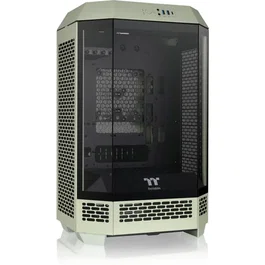 Thermaltake The TOWER 300 Gabinete para PC Mini Torre Micro-ATX sin Fuente - Verde Matcha - CA-1Y4-00SEWN-00