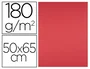 Liderpapel Cartulina Roja 50x65 cm 180g/m2 (25 hojas)