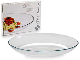 Pasabahce Bandeja Ovalada Invitation 22 x 4 x 29 cm Transparente Vidrio (Set de 10)