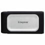 Kingston SSD XS2000 1000 GB (1TB) SXS2000/1000G, USB 3.2 Gen 2, Velocidad Lectura 2000 MB/s, Negro Plata