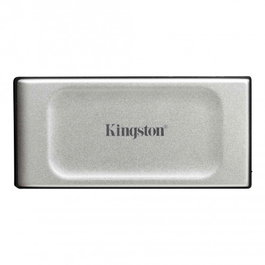 Kingston SSD XS2000 1000 GB (1TB) SXS2000/1000G, USB 3.2 Gen 2, Velocidad Lectura 2000 MB/s, Negro Plata