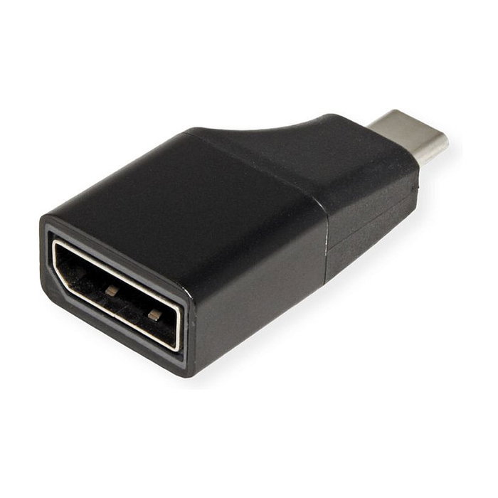 VALUE Adaptador USB Tipo C a DisplayPort v1.2, Negro VALUE Adaptador USB Tipo C a DisplayPort v1.2, Negro