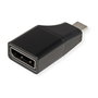 VALUE Adaptador USB Tipo C a DisplayPort v1.2, Negro