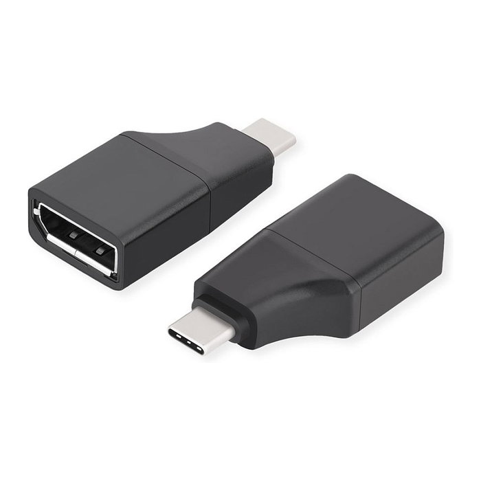 VALUE Adaptador USB Tipo C a DisplayPort v1.2, Negro VALUE Adaptador USB Tipo C a DisplayPort v1.2, Negro